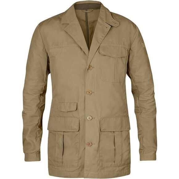 Fjallraven Travel Blazer G-1000 Cotton Utility Field Jacket Pockets  Tan Small - Picture 5 of 16